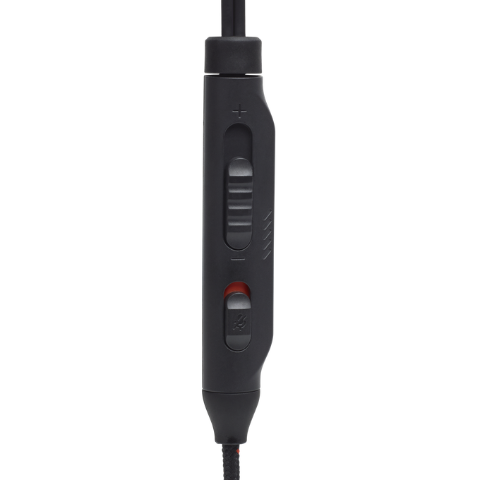 JBL Quantum 50C - Black - Wired in-ear gaming headset with USB-C adapter - Detailshot 3 image number null